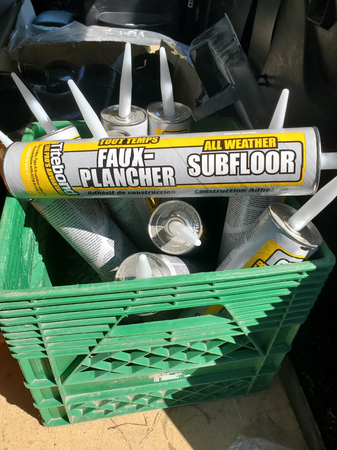 Titebond All Weather Subfloor Construction Adhesive 10 tubes