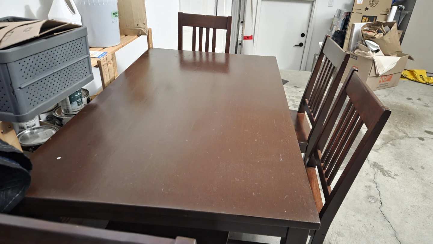 Kitchen table and chairs - photo 3