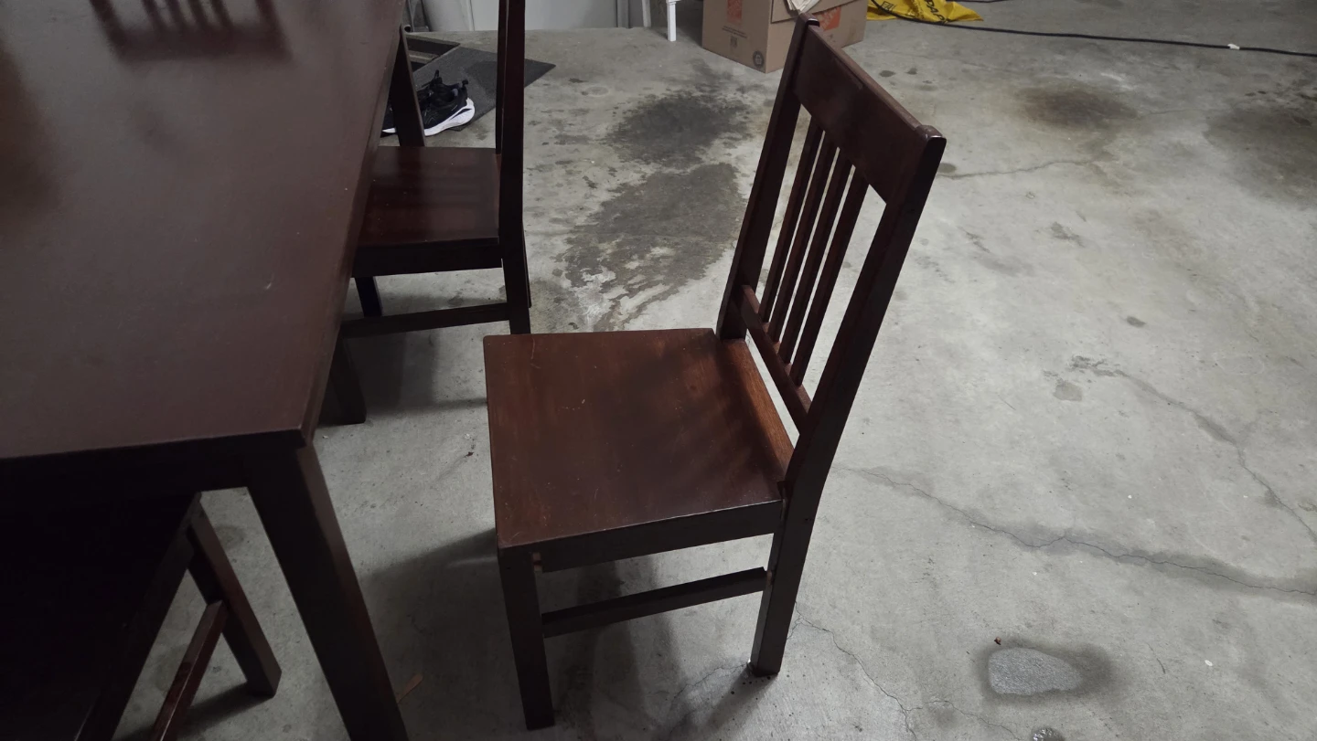 Kitchen table and chairs - photo 5