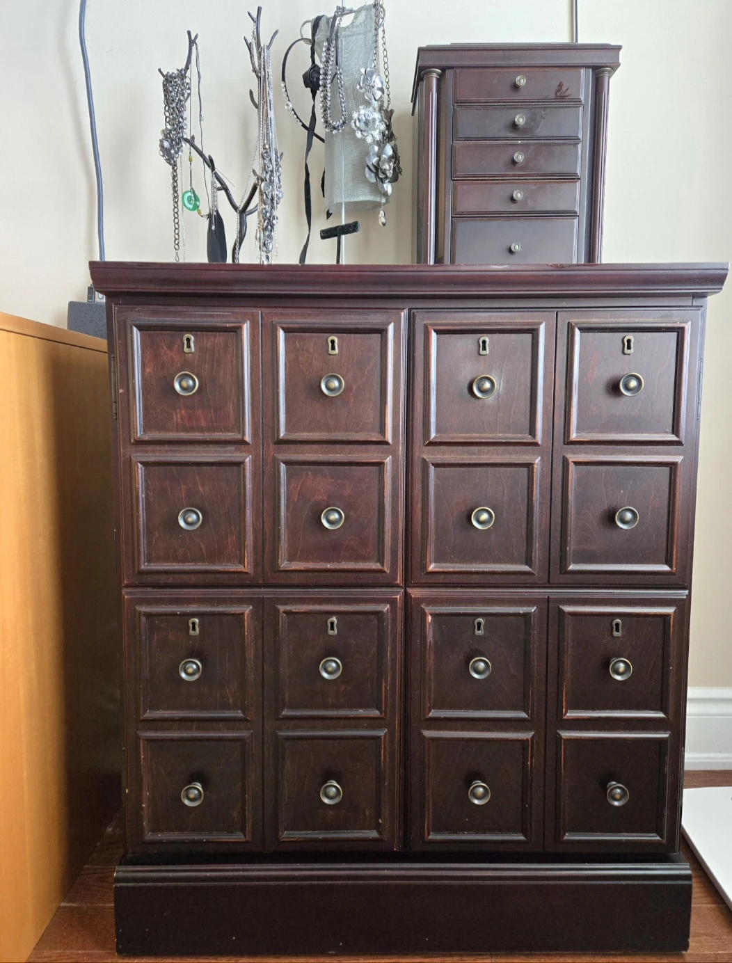 Bombay Dark Wood Multi-Drawer/Filing Cabinet - photo 2