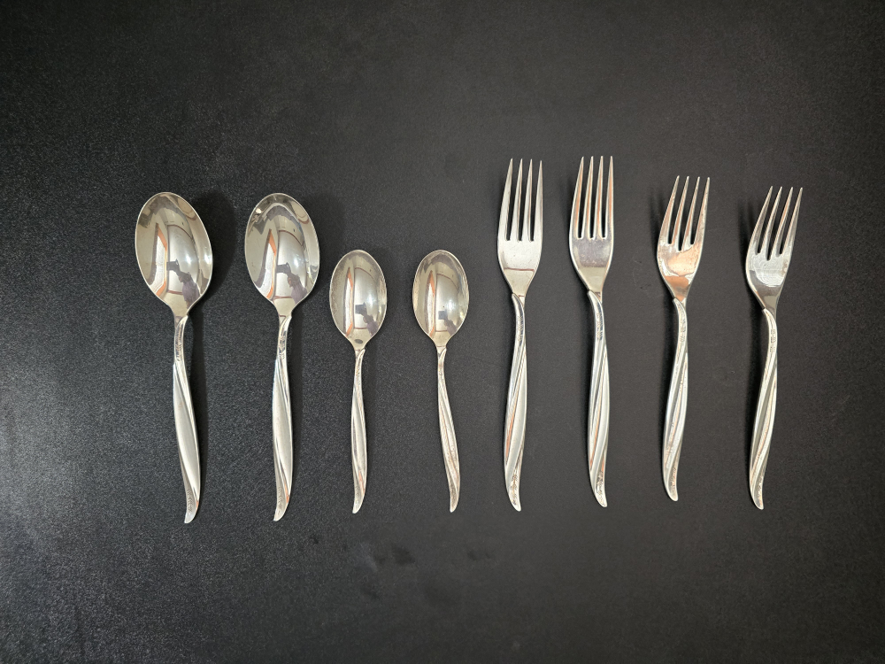 International Sterling Pine Spray Sterling Silver Cutlery Set - photo 2