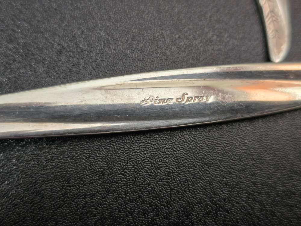 International Sterling Pine Spray Sterling Silver Cutlery Set - photo 4