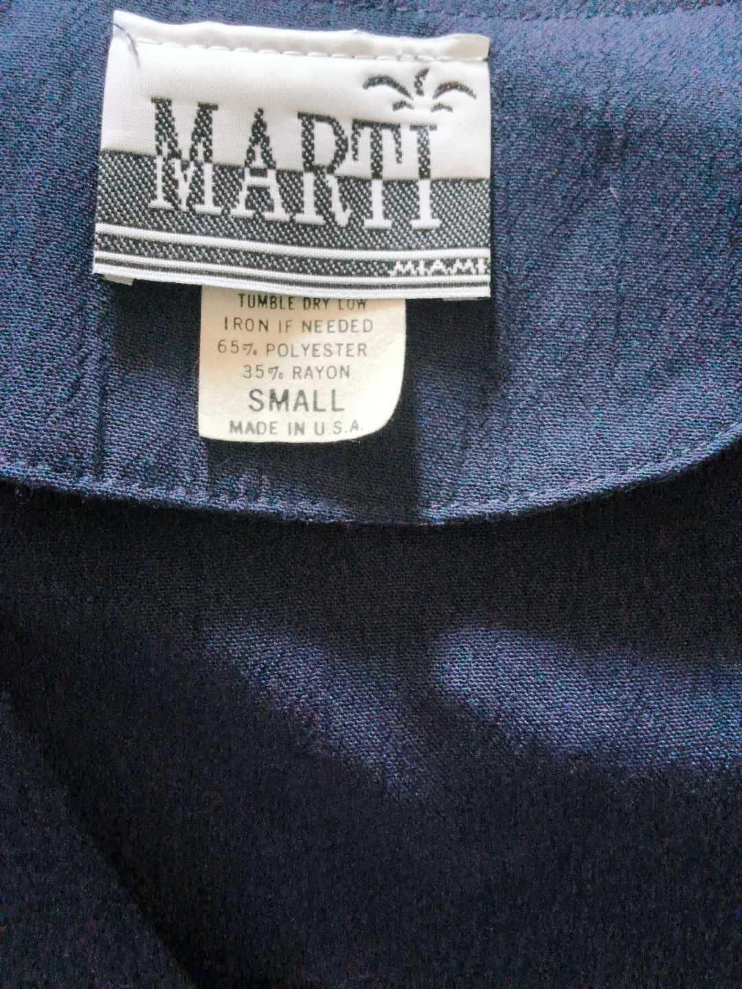 Marti Miami Navy Blue Top and Cardigan Set Size Small - photo 4