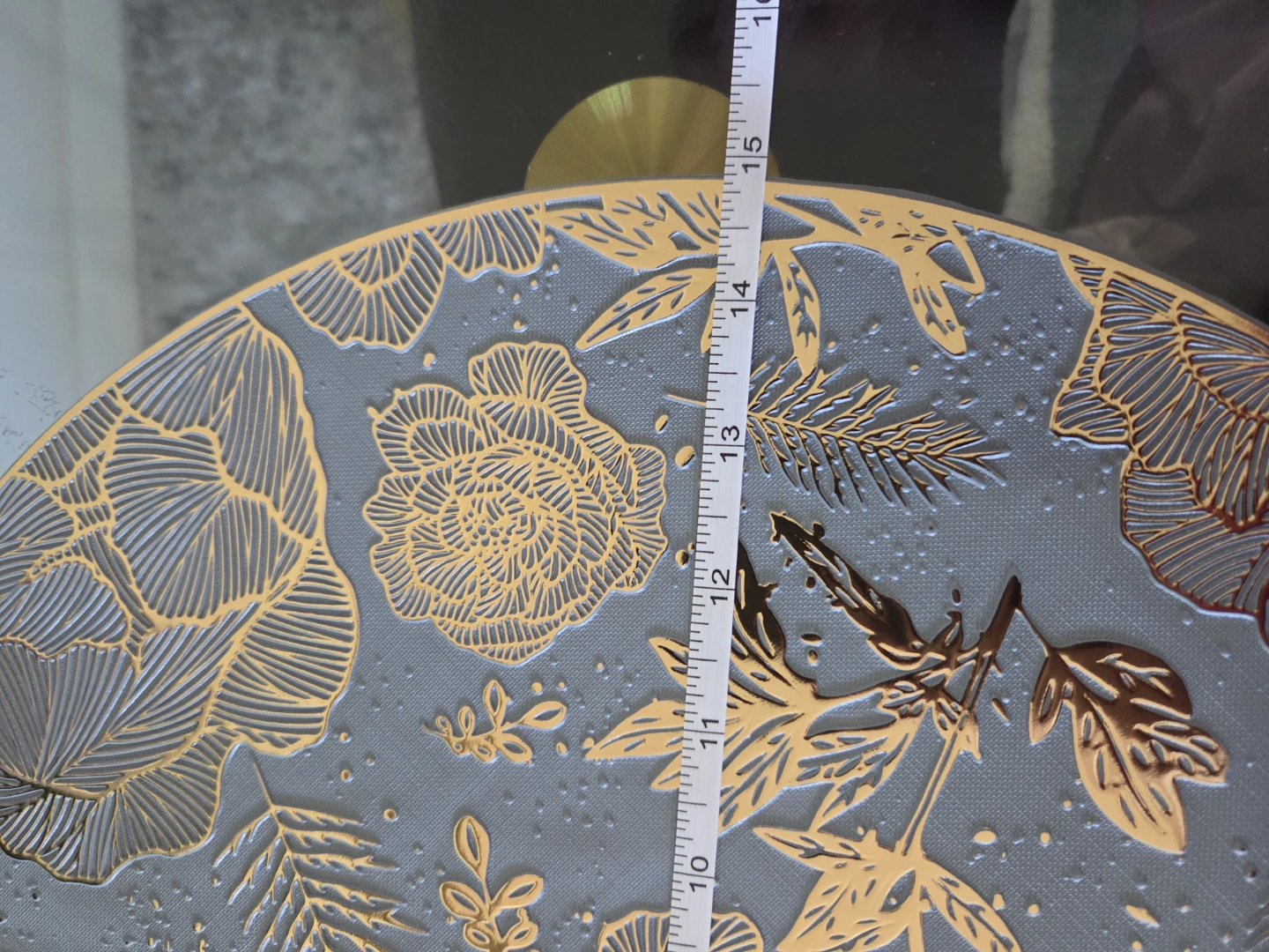 Round Floral table mat (6pcs) - photo 2