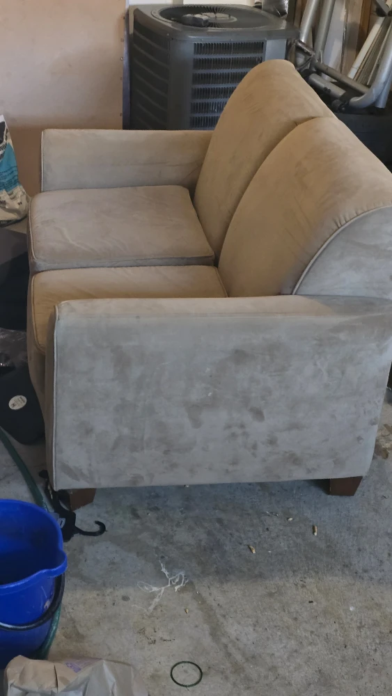 Marble top end table, 3 seats sofa and love seat - photo 3
