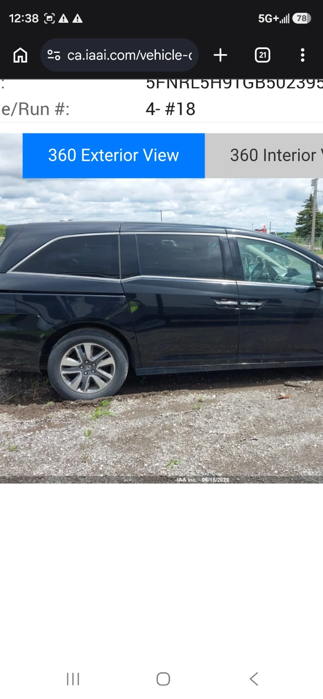 2016 honda odyssey touring - photo 2