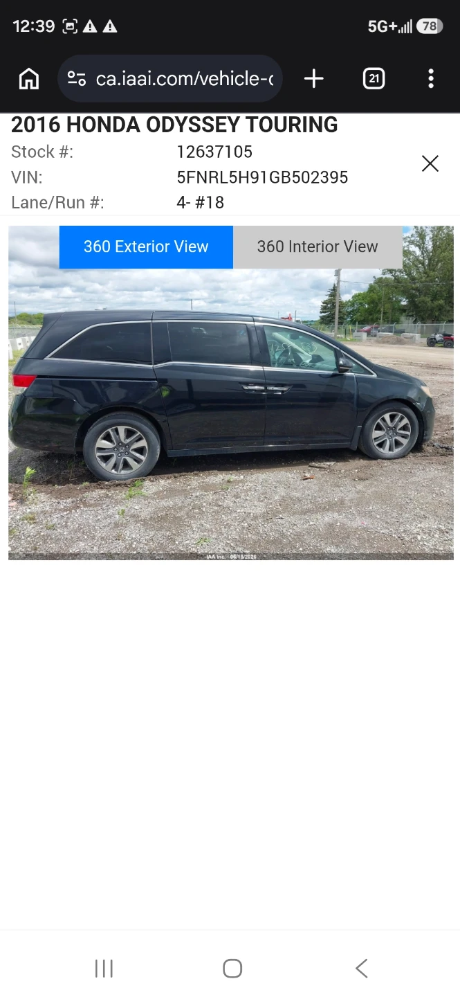 2016 honda odyssey touring - photo 4