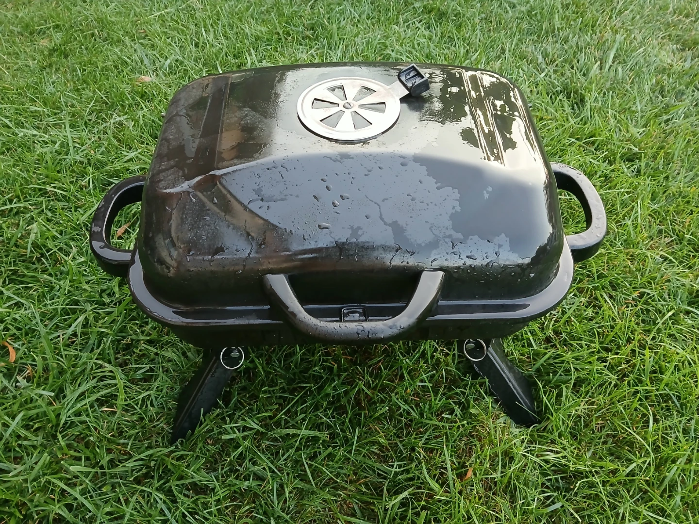 Black Portable Charcoal Grill