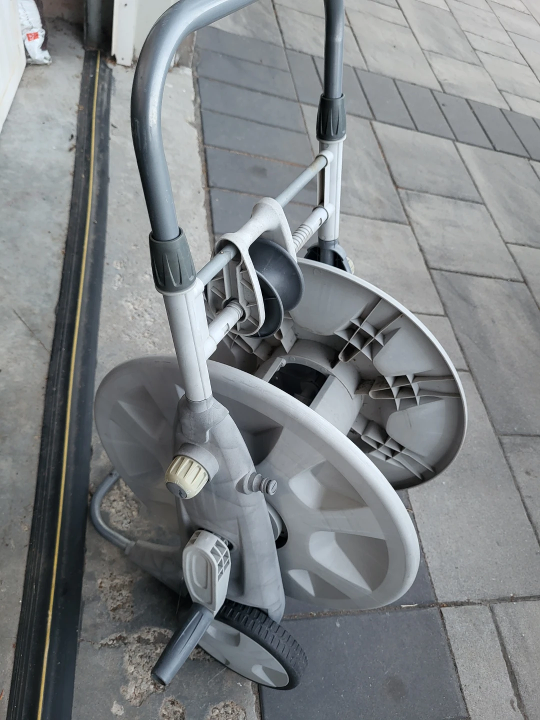 Grey Hose Reel Cart