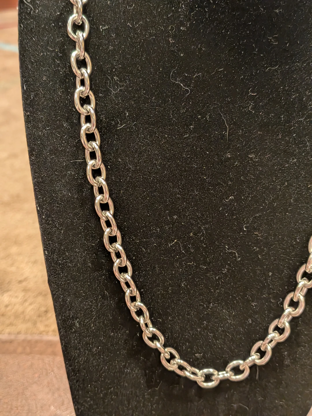 Thick Stainless Steel Cable Chain Necklace - photo 2