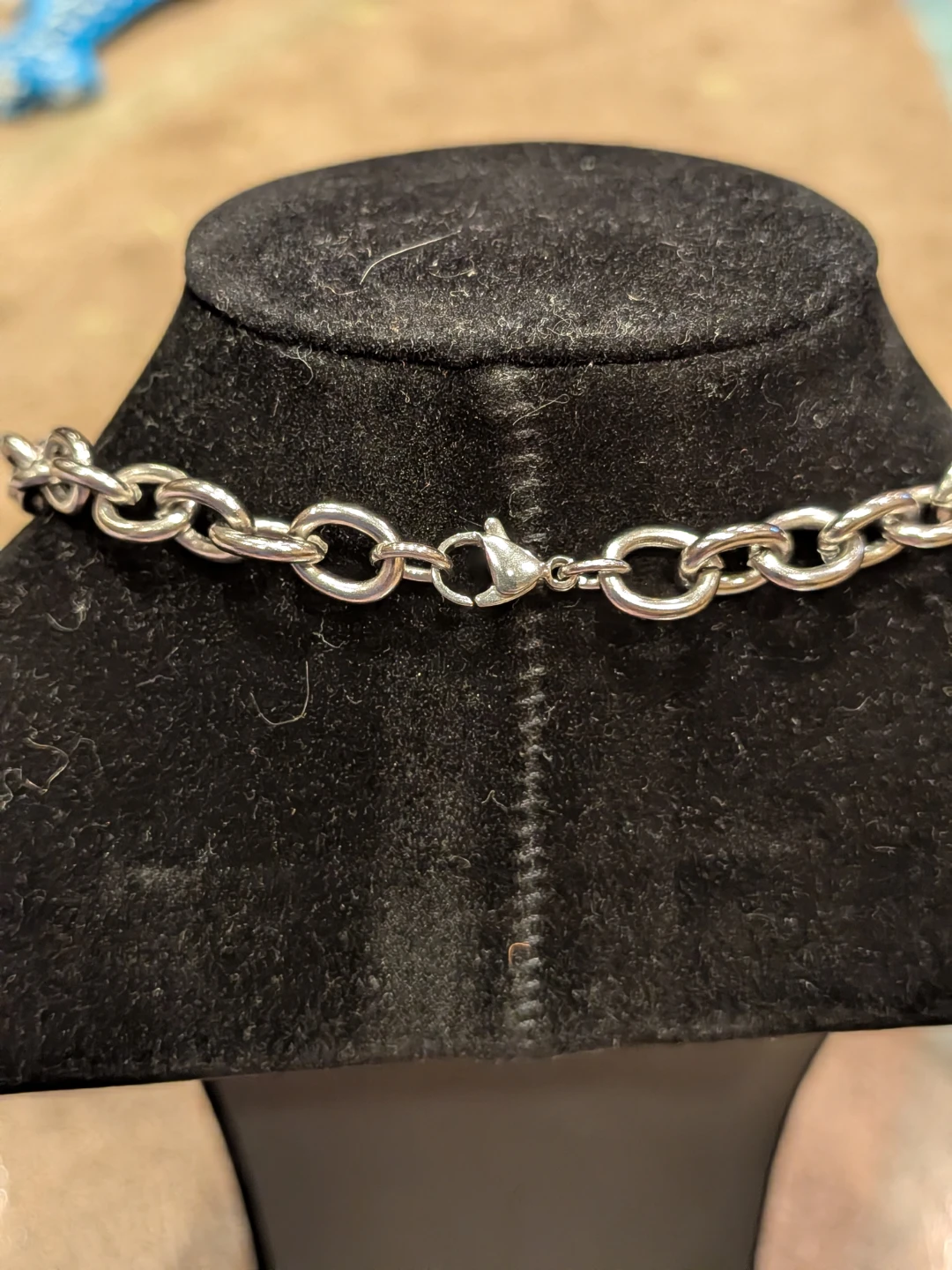 Thick Stainless Steel Cable Chain Necklace - photo 3