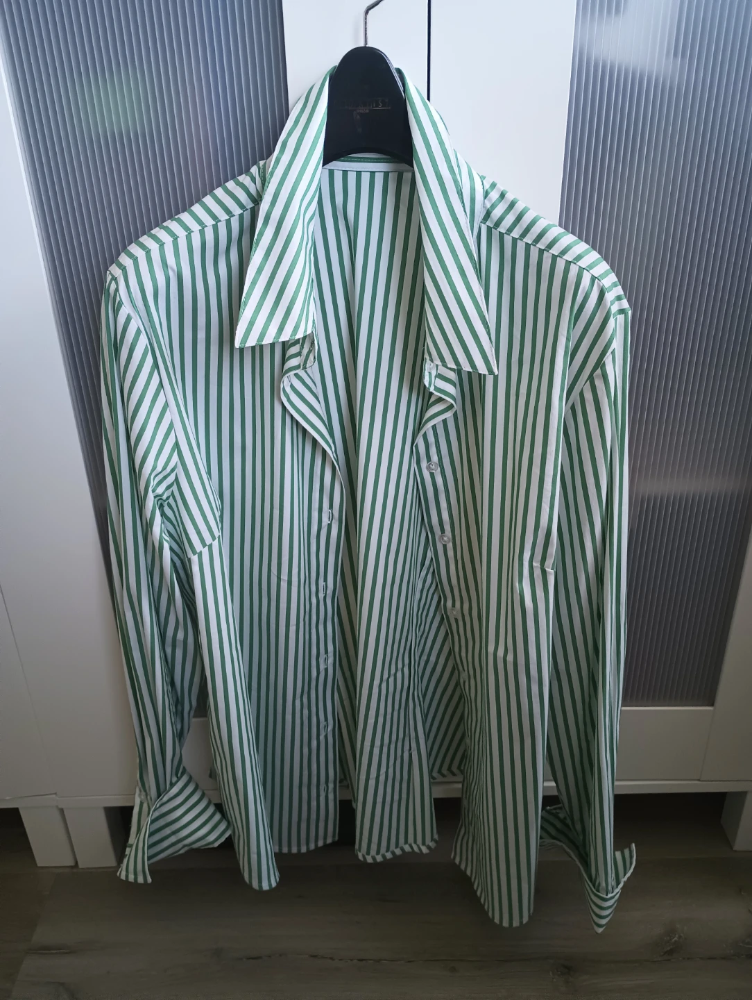 SUZY Striped Button-Up Shirt