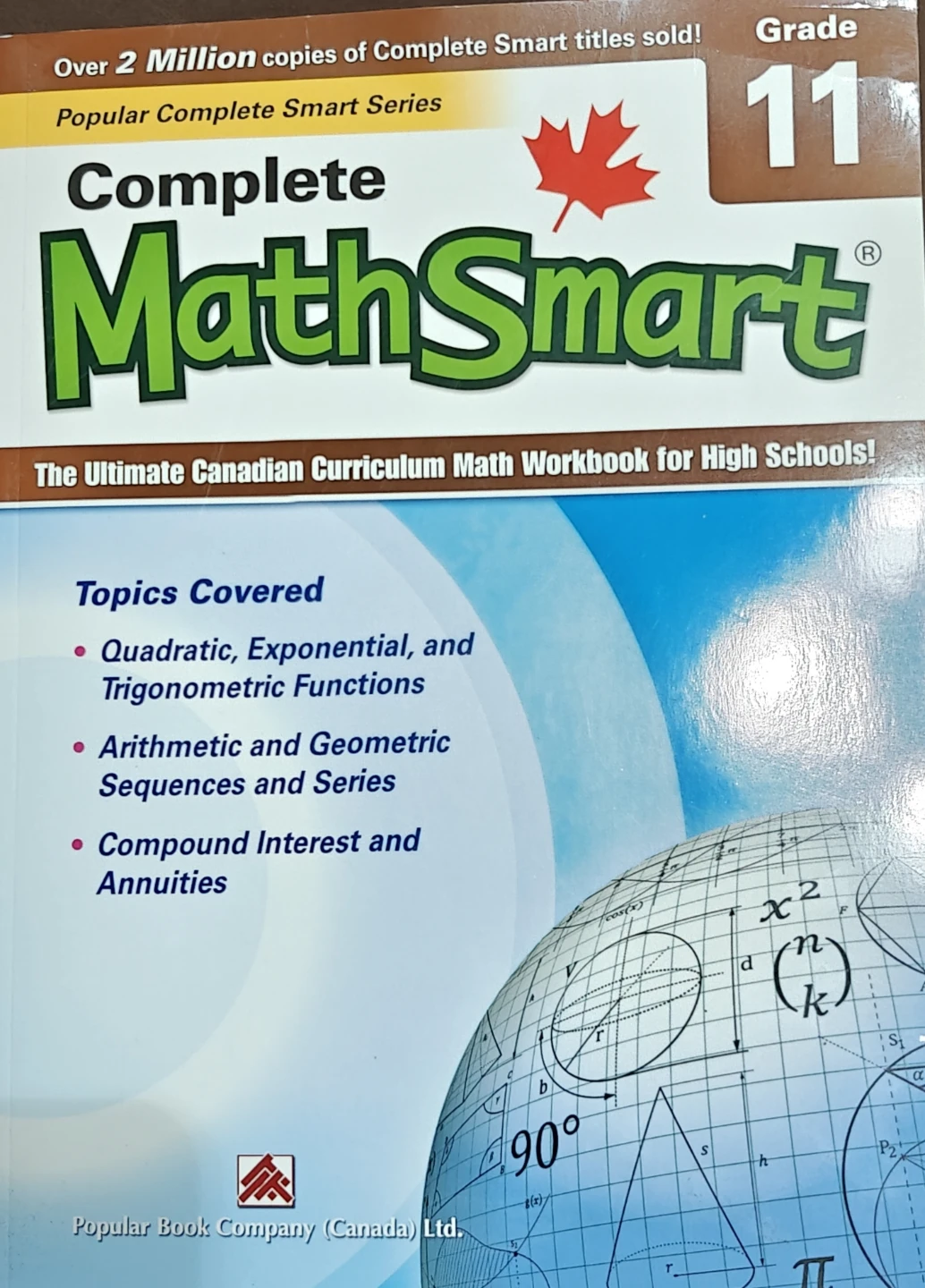 Complete Math Smart Grade 11 Workbook