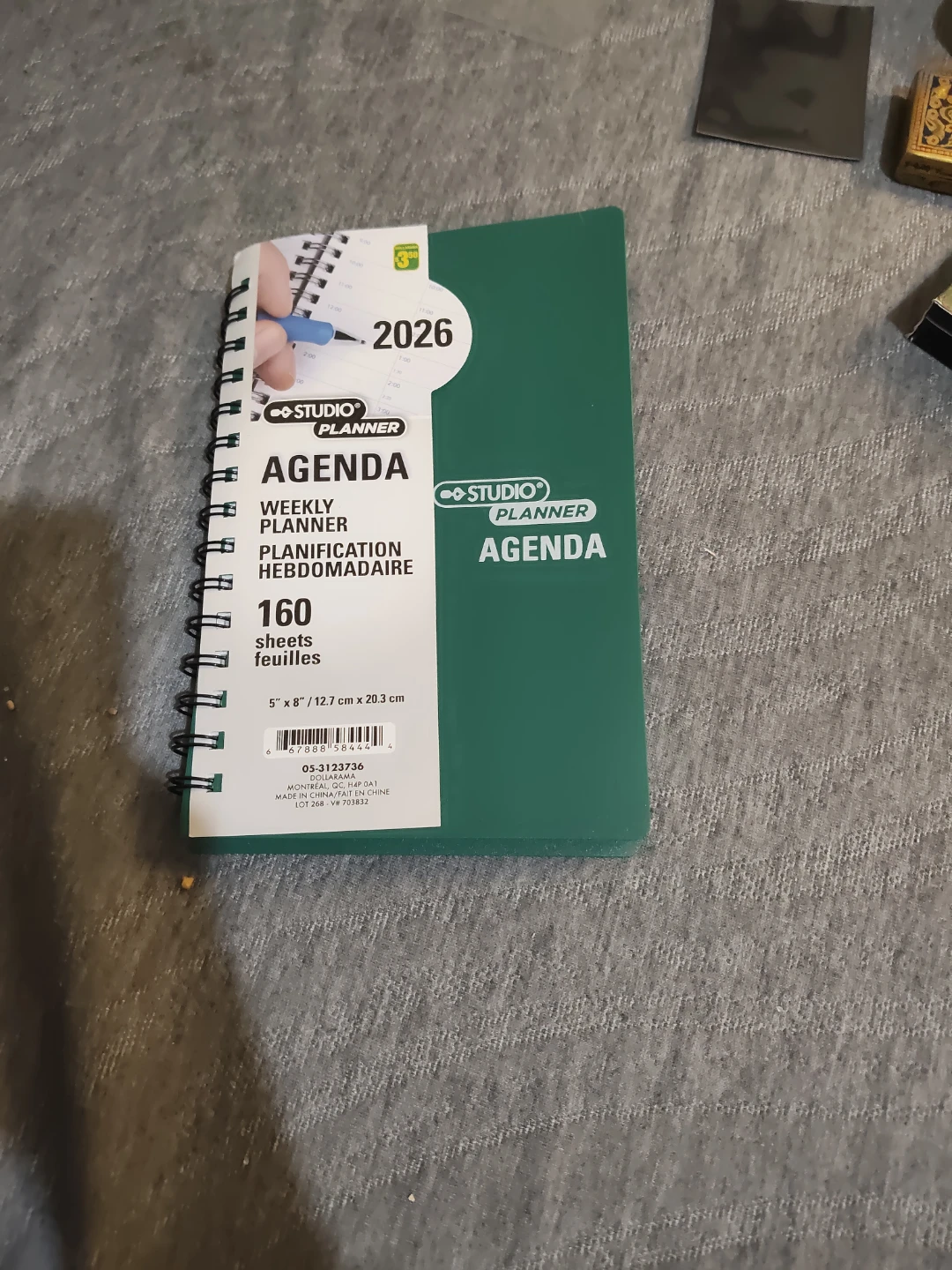 Studio Planner Weekly Agenda 2026