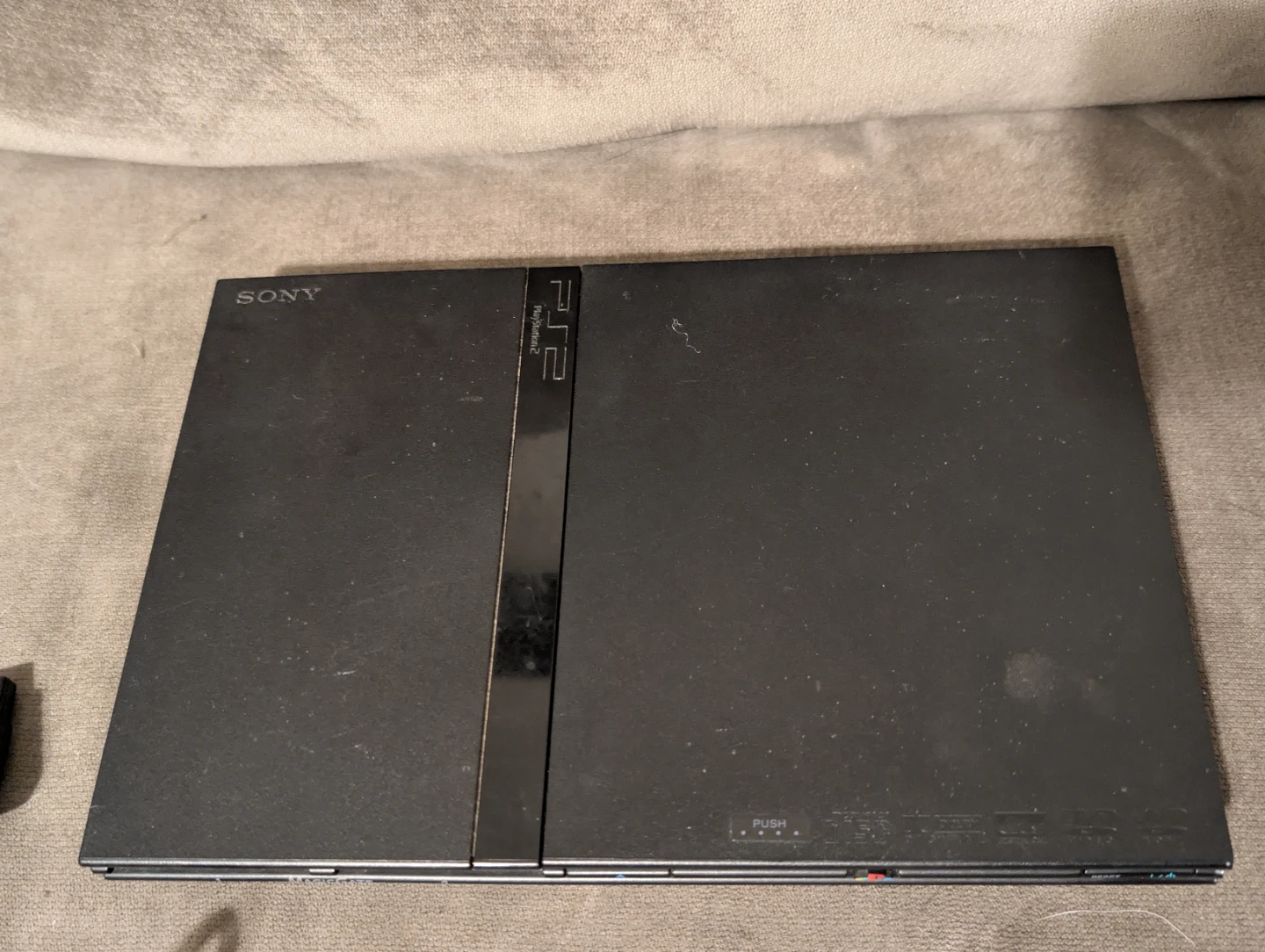 Sony PlayStation 2 slim AS-IS slight defect (Broken controller) - photo 3