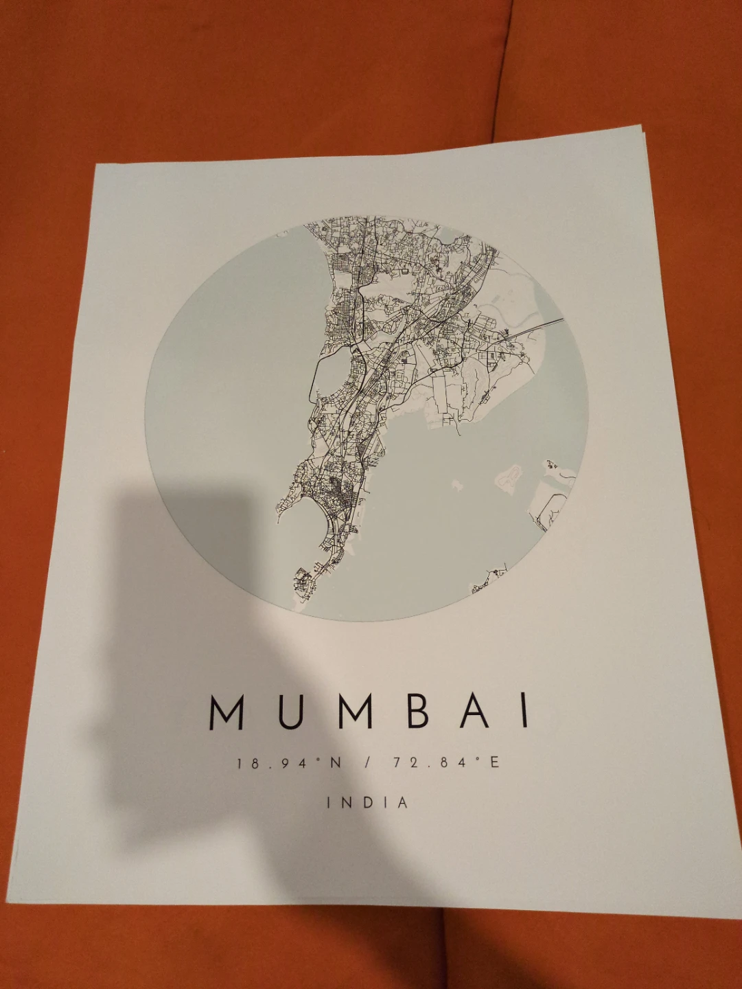 Mumbai Map Print