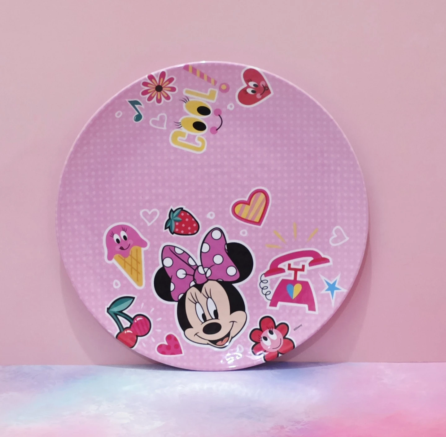 Minnie Mouse Toddler Girl Plate, Bowl, and Cup Set - photo 3