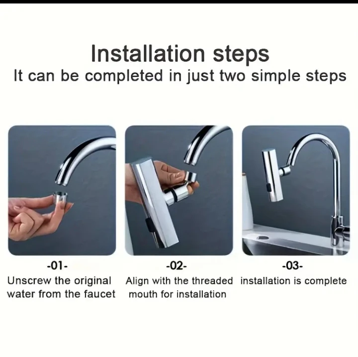 (BRAND NEW) Kitchen Faucet Sprayer Head with 3 Modes - photo 2