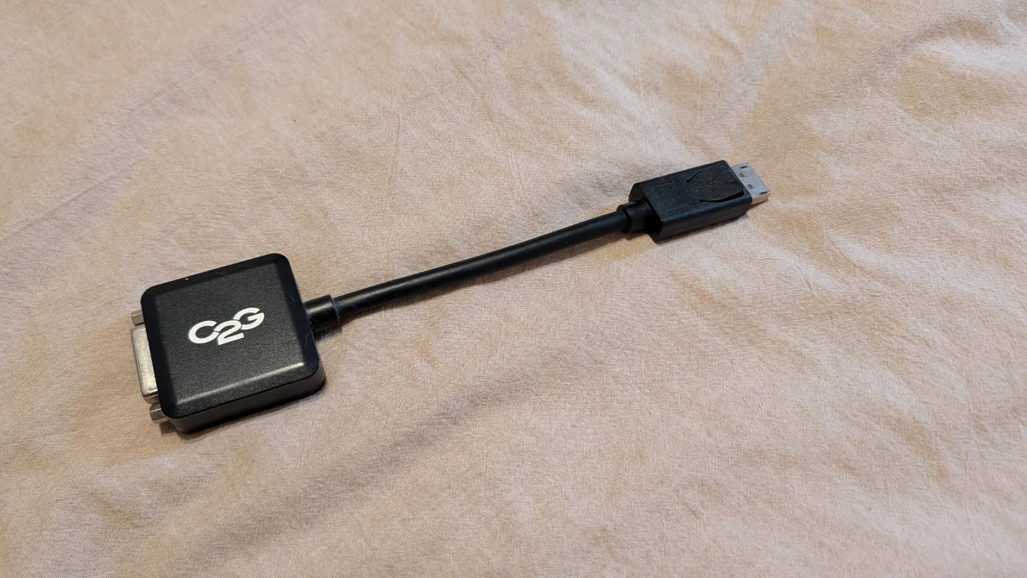 C2G DisplayPort to DVI Adapter Converter