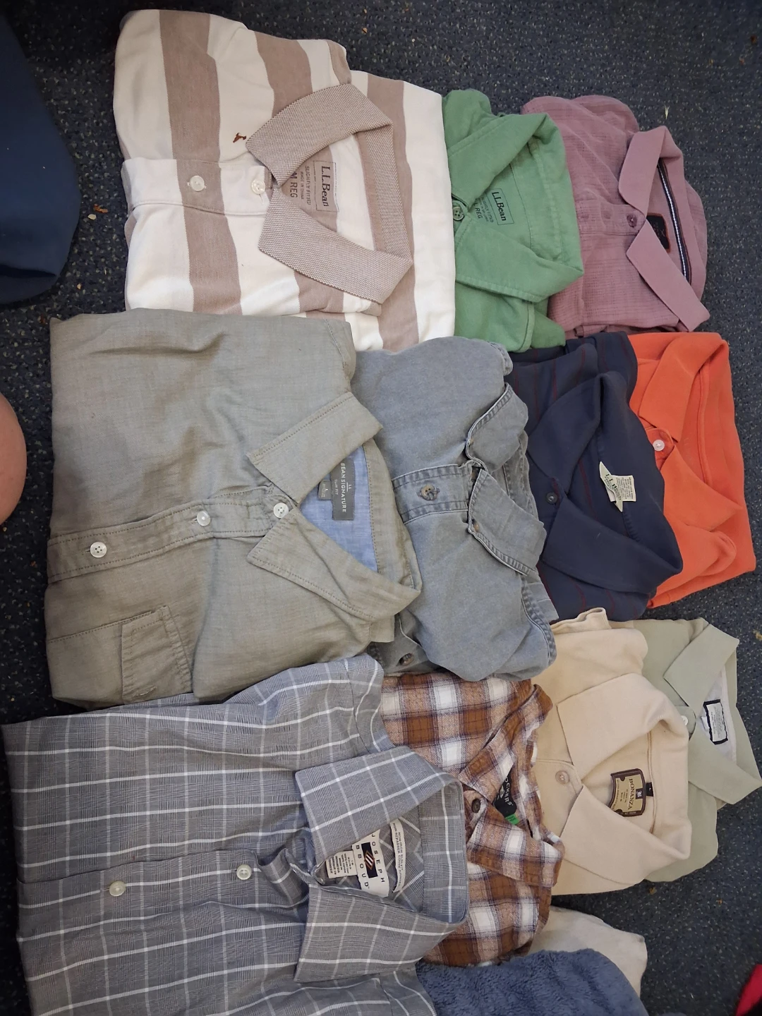 Bundle of Men's L.L.Bean, Joseph Abboud & More Shirts