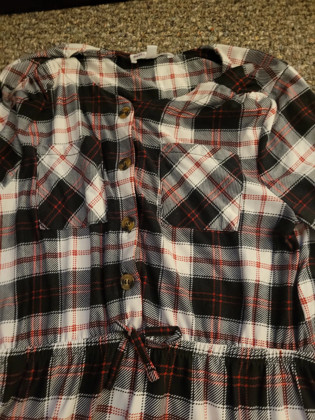 Plaid Dress - XL/TG (14-16) in kids