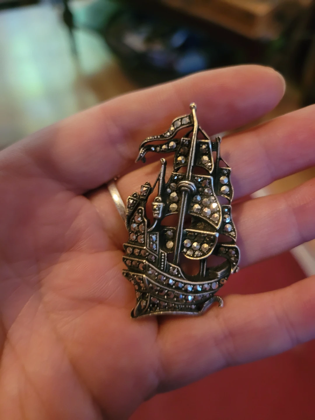 Vintage Ship pin