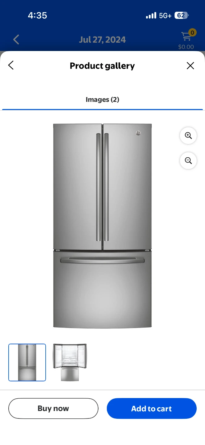 GE French Door Refrigerator - photo 2