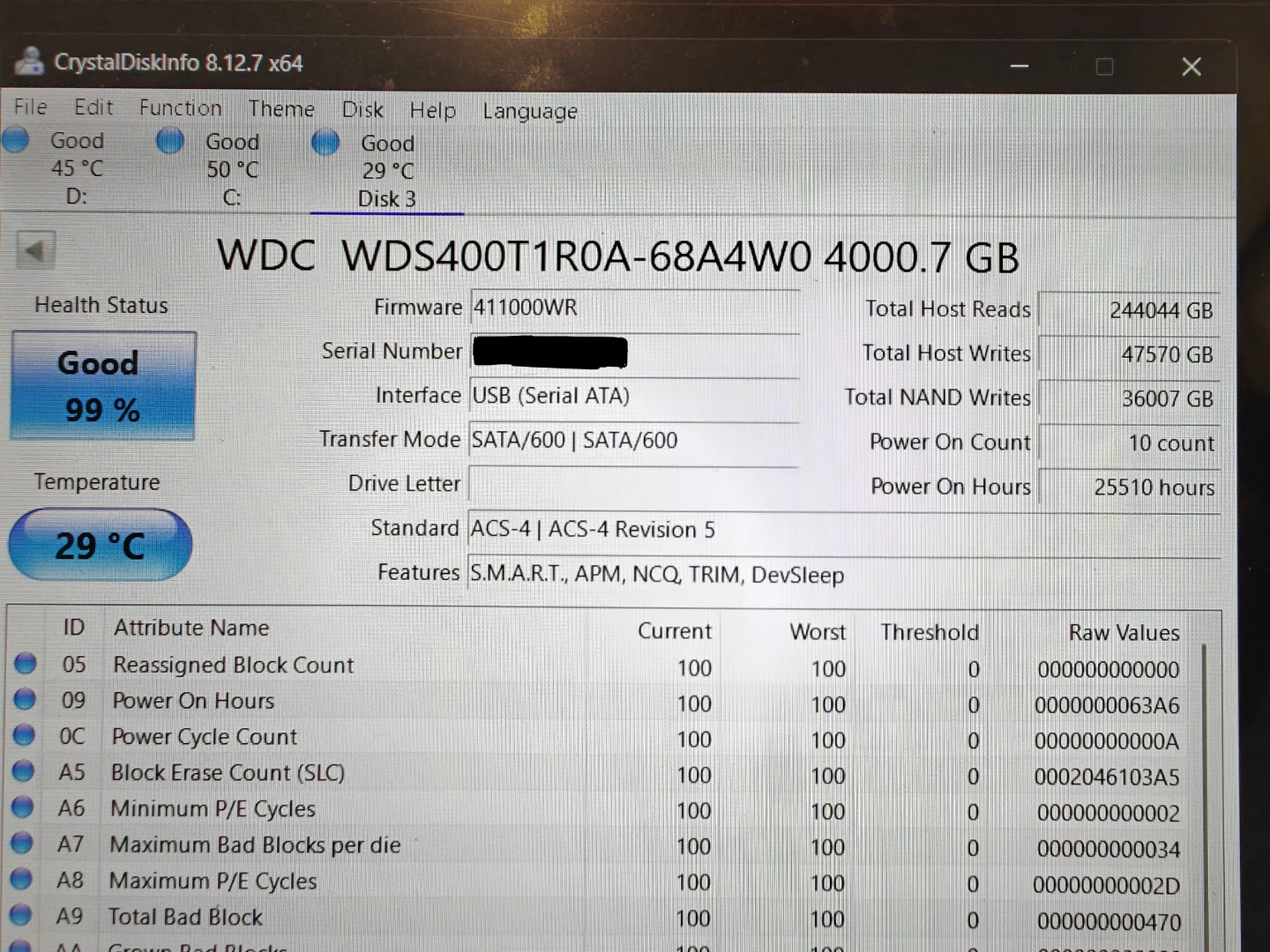 Western Digital WD Red SA500 4TB SATA SSD - photo 3