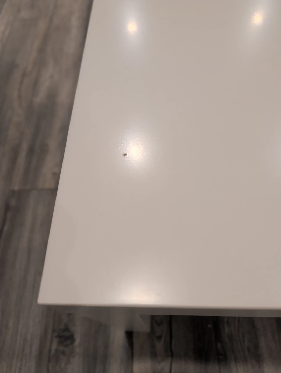 2 White IKEA LACK Side Tables - photo 3