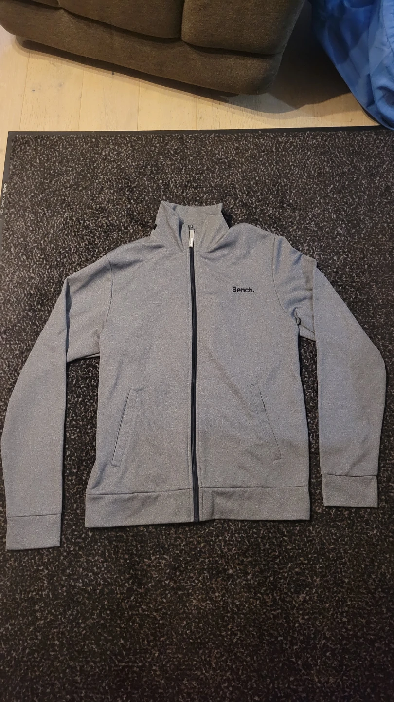 Bench Grey Zip-Up Track Jacket