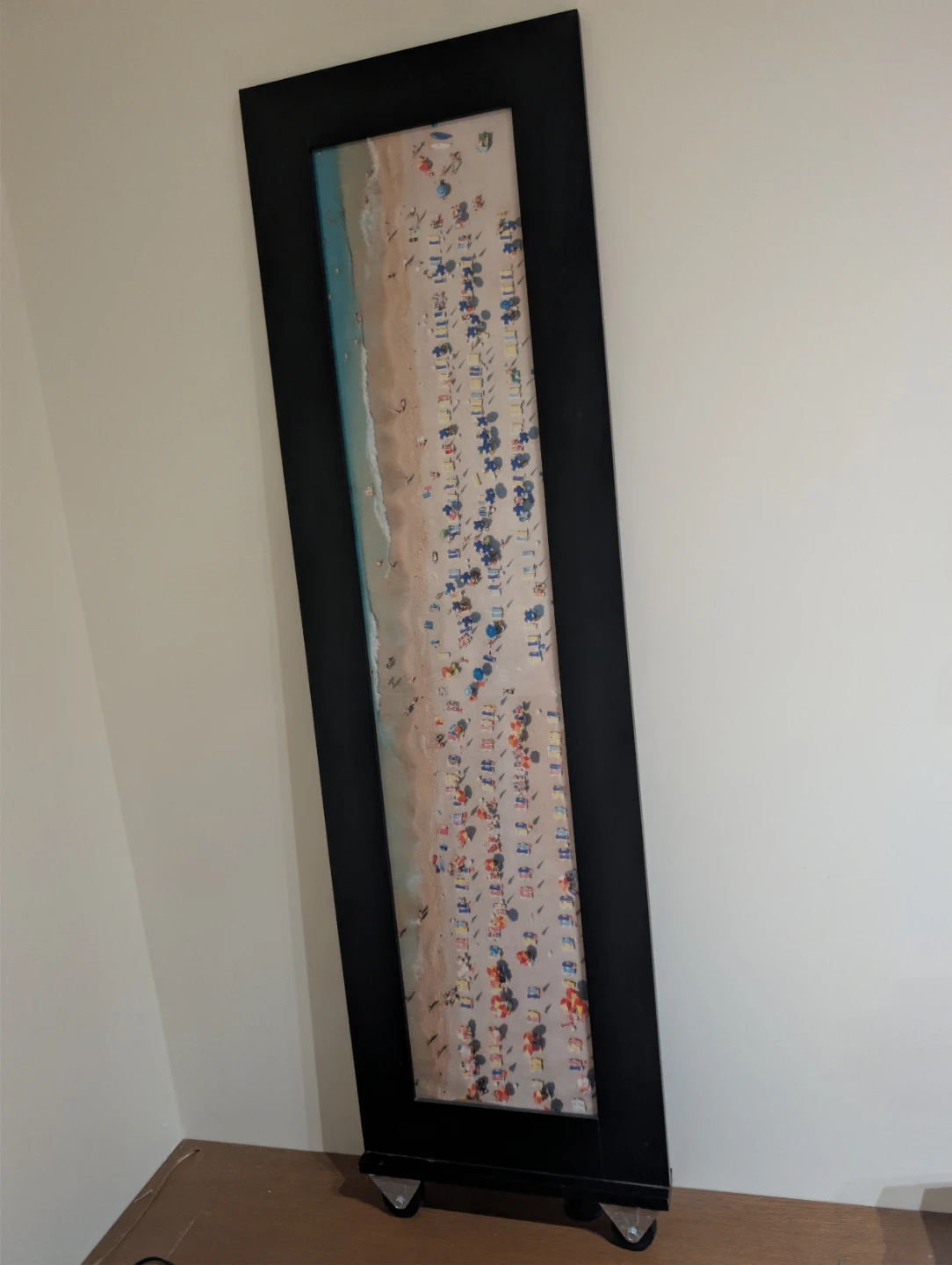 Framed Beach Scene Artwork - photo 2