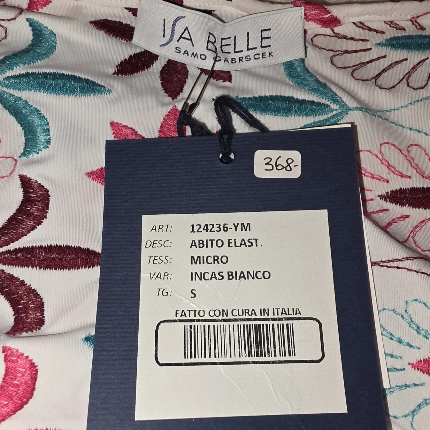 ISA BELLE Italy Embroidered Dress size S. - photo 4