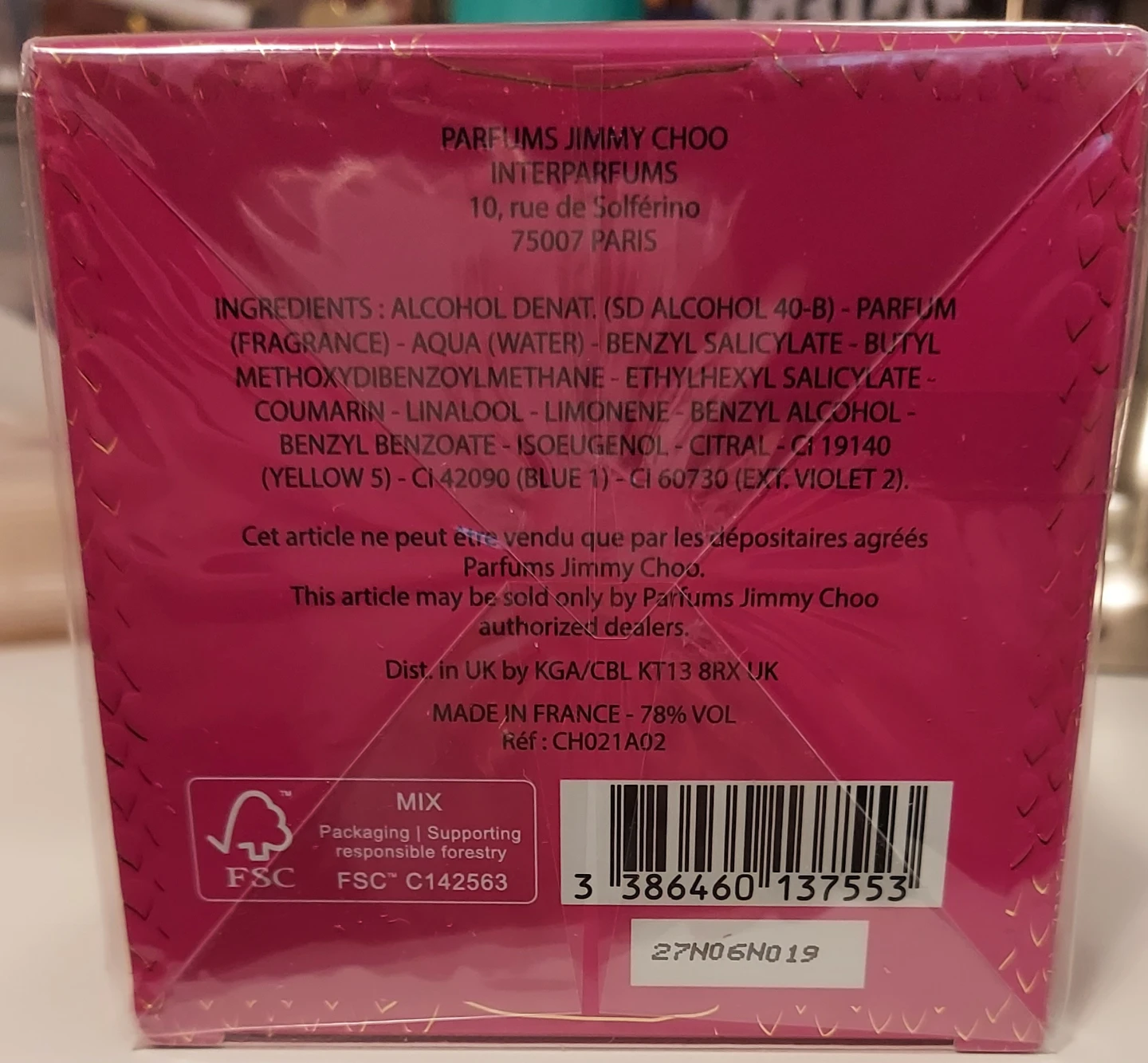 Jimmy Choo Rose Passion Eau de Parfum 60 ml - photo 2