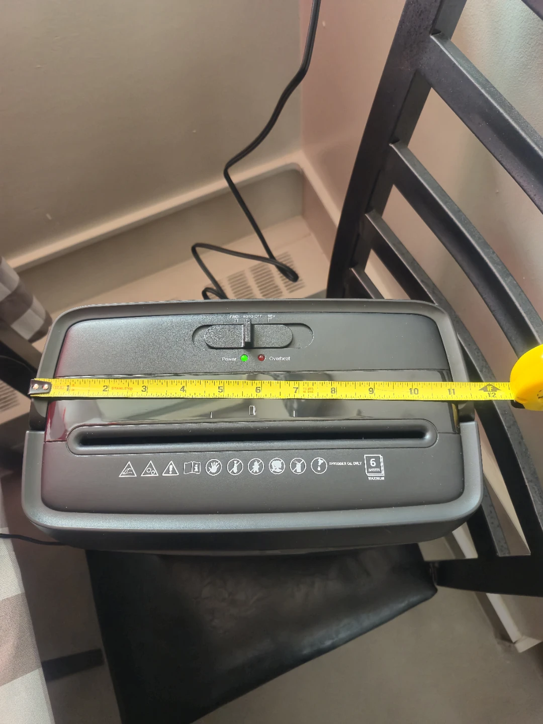 INSIGNIA PAPER SHREDDER - photo 5