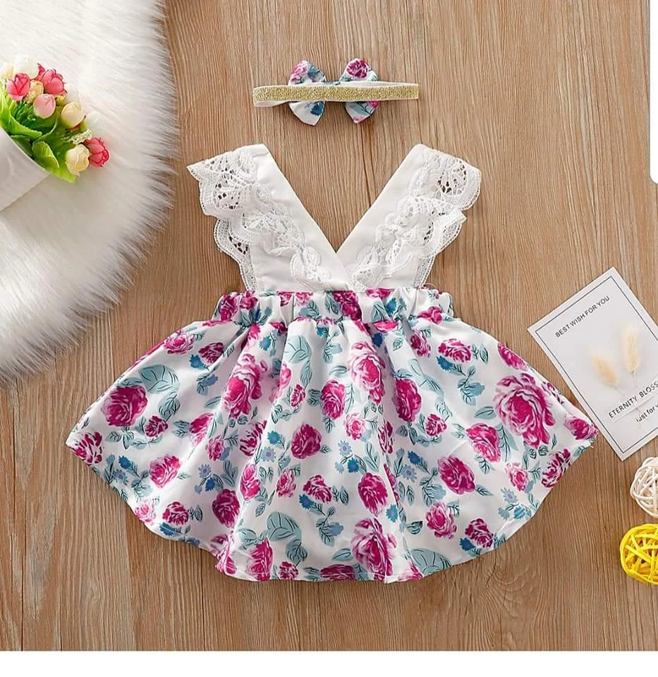 Baby Dress with Headband - photo 2