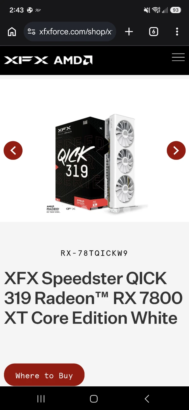 High end gpu rx 7800 xt