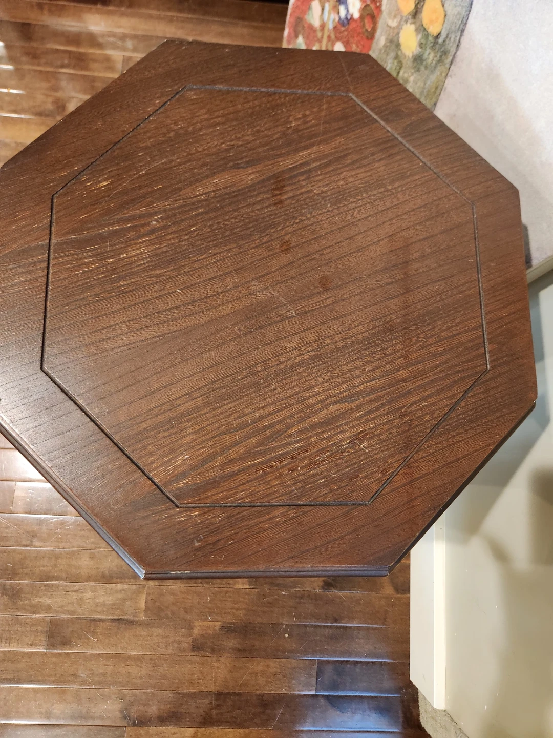 Vintage Hexagonal Side storage Table. Handy and handsome - photo 3