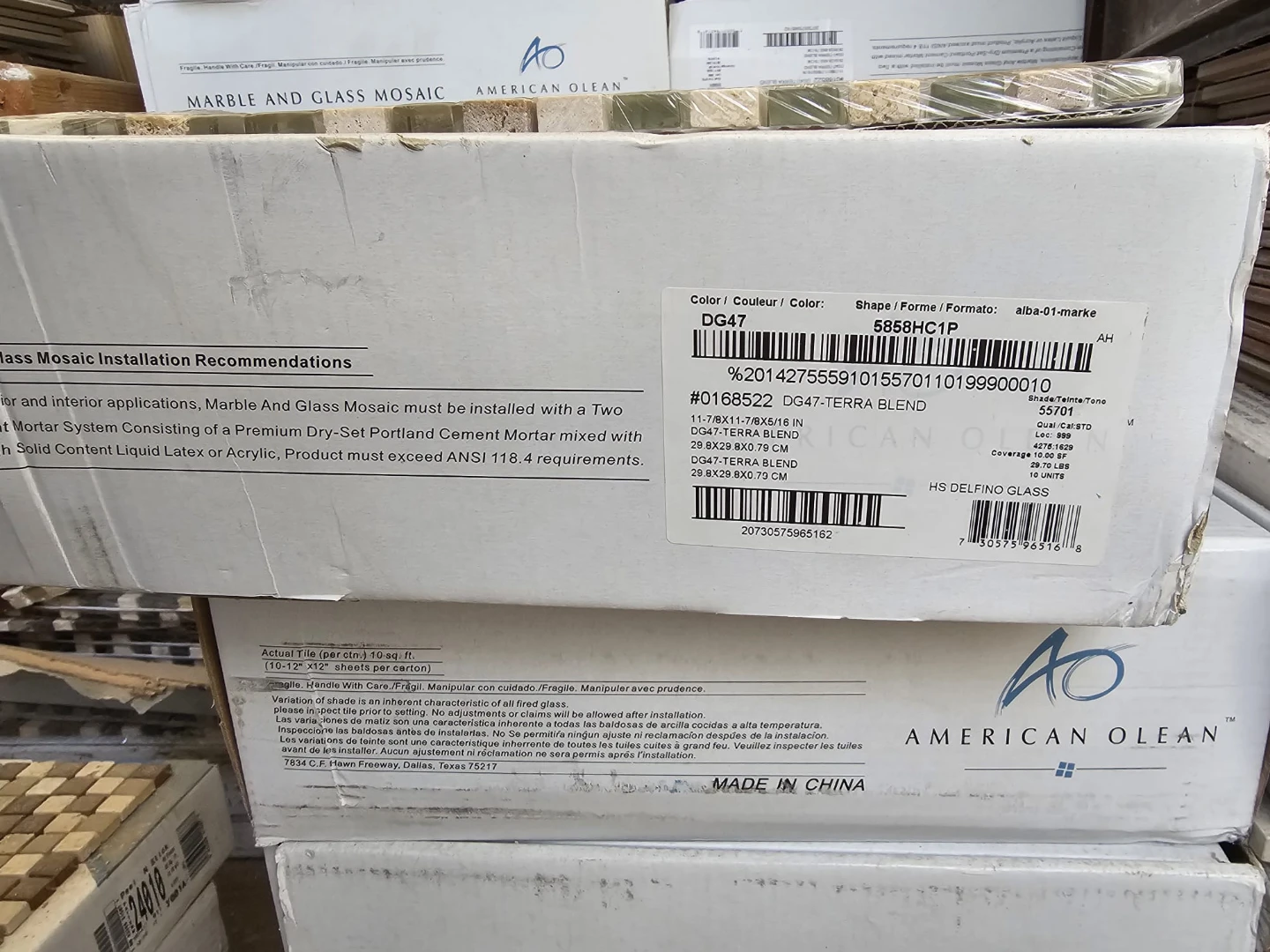 American Olean Marble and Glass Mosaic Tile DG47 - photo 2