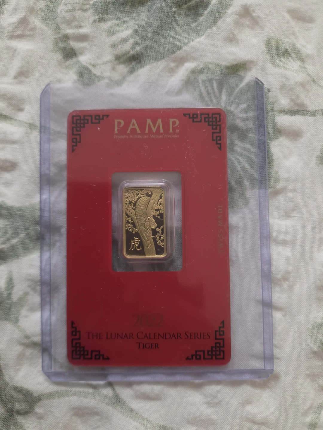 PAMP 5gram Lunar Calendar Series Tiger Gold Bar