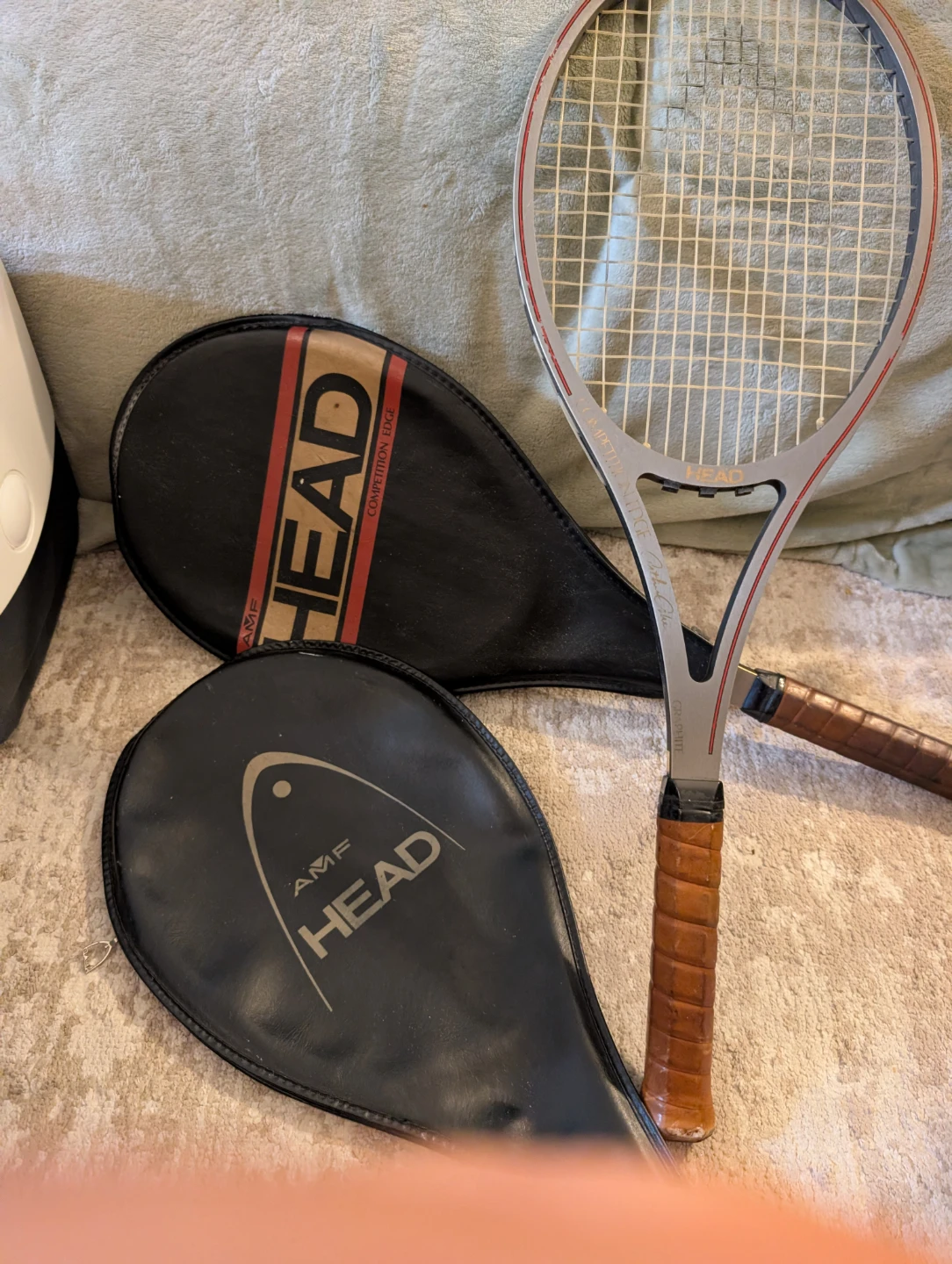 HEAD and Dunlop Tennis Rackets with Covers - photo 2