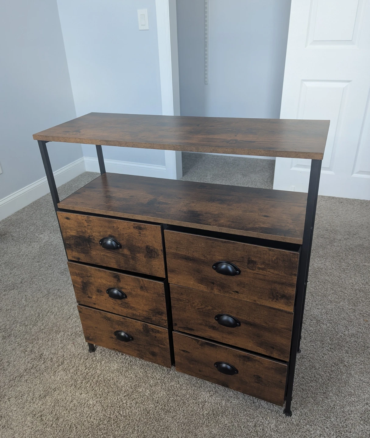 MOVING SALE: 6-Drawer Fabric Storage Dresser
