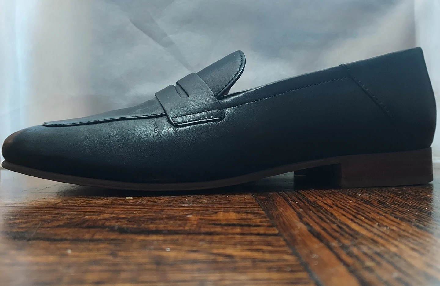 Geox Black Leather Loafer Shoes - photo 4