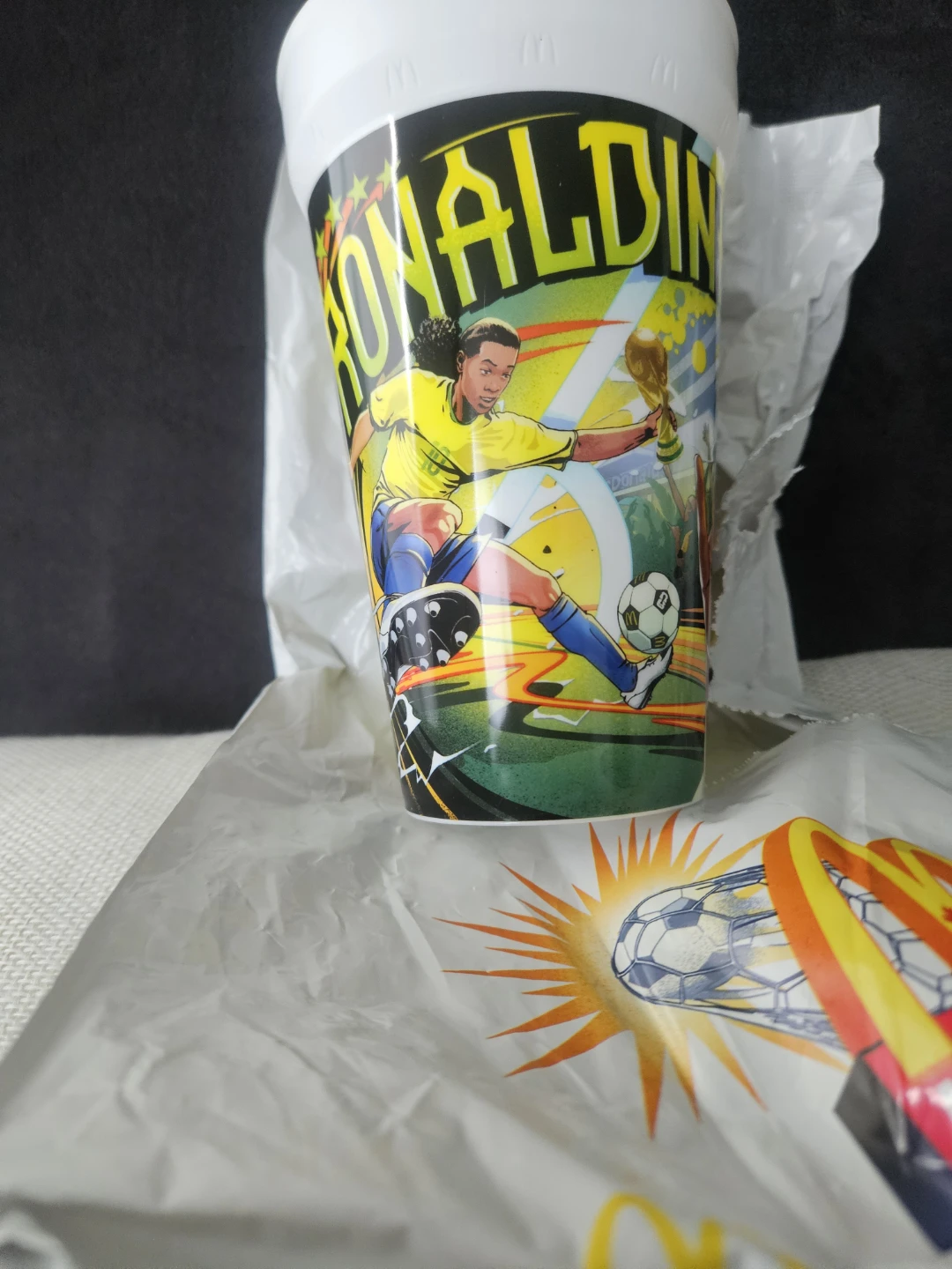 New McDonald's Ronaldinho Collectible Cup