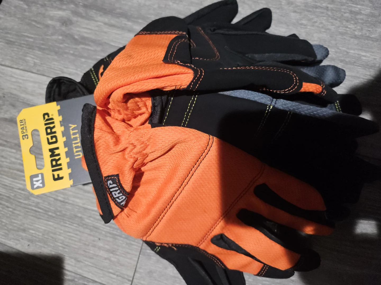 Firm Grip Utility Gloves XL (3 Pair Pack)
