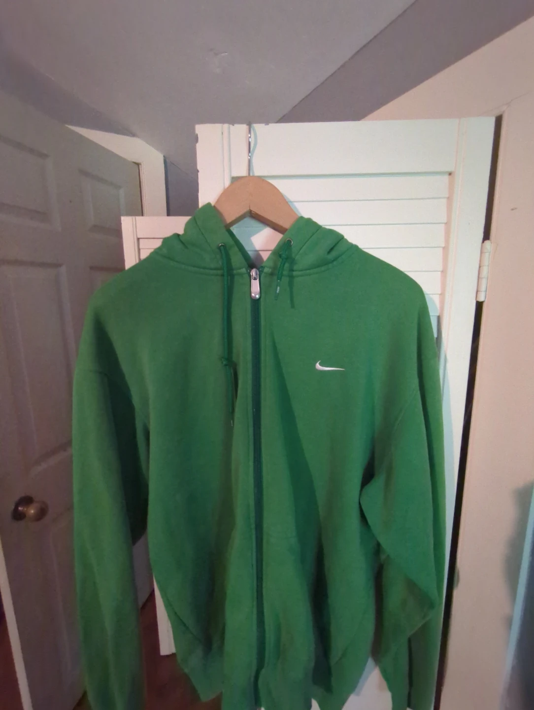 2000s Nike Full Zip Hoodie - Green