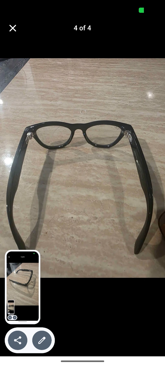 Ray-Ban Meta Black Eyeglasses - photo 2