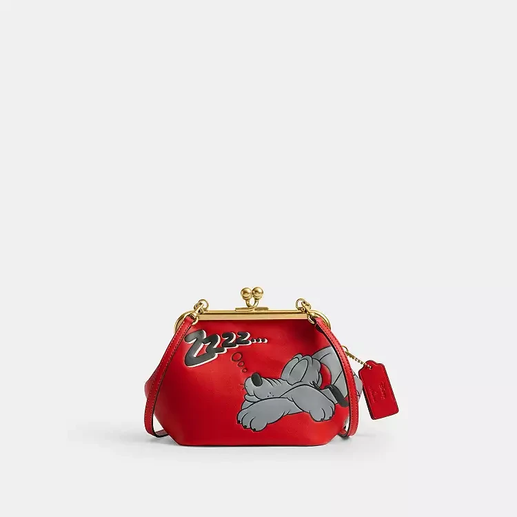 Coach Disney Pluto Kisslock Bag