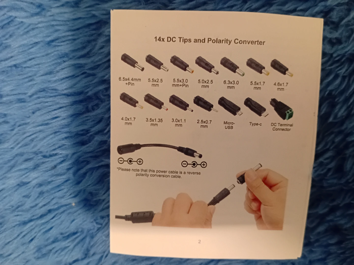 14x DC Tips and Polarity Converter Set - photo 3