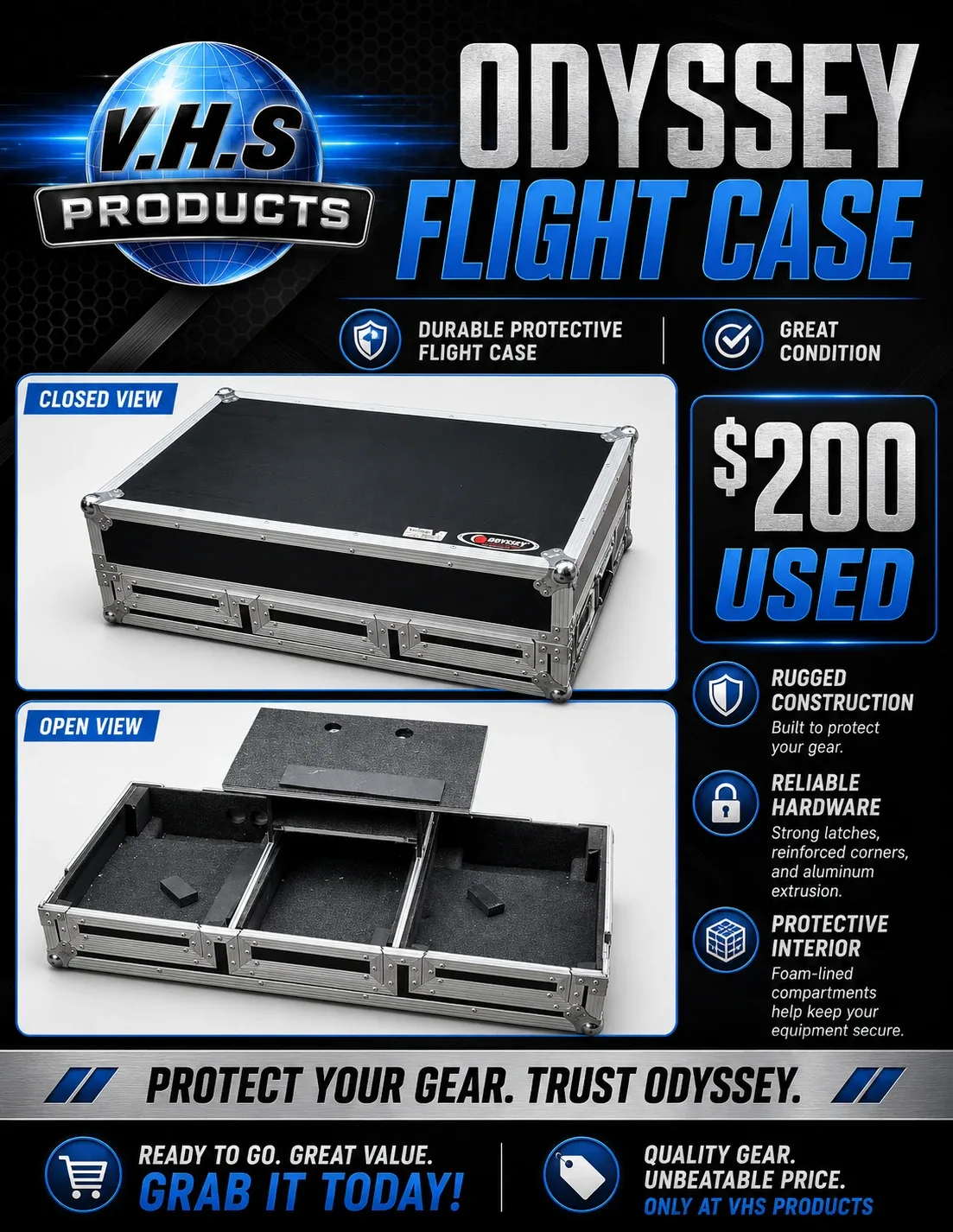 Odyssey flight case