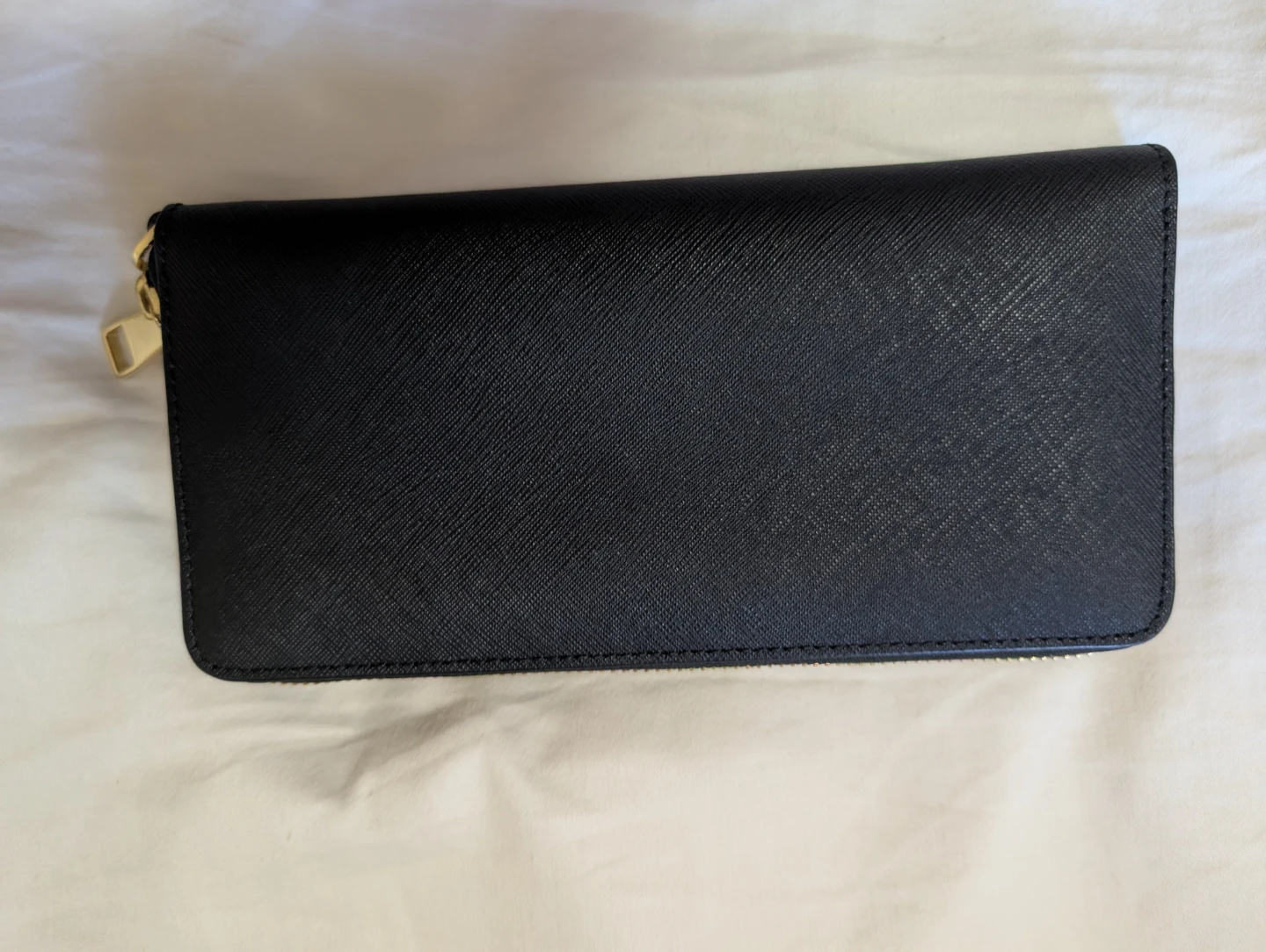 Tory Burch Black Saffiano Leather Zip Around Wallet - photo 2